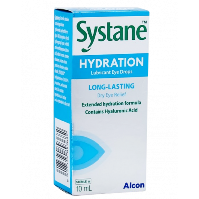 SYSTANE ® HYDRATION LUBRICANT EYE DROPS — LONG LASTING DRY EYE RELIEF 10 ML
